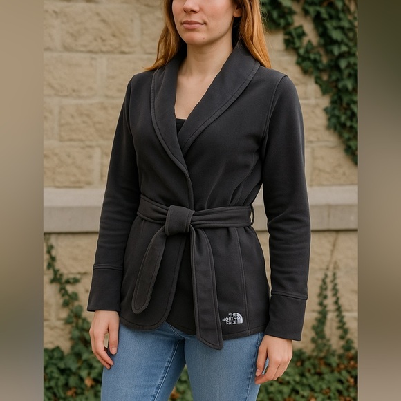RARE The North Face Purple Label Wrap Jacket Womens S Belted Cardigan - Picture 1 of 7